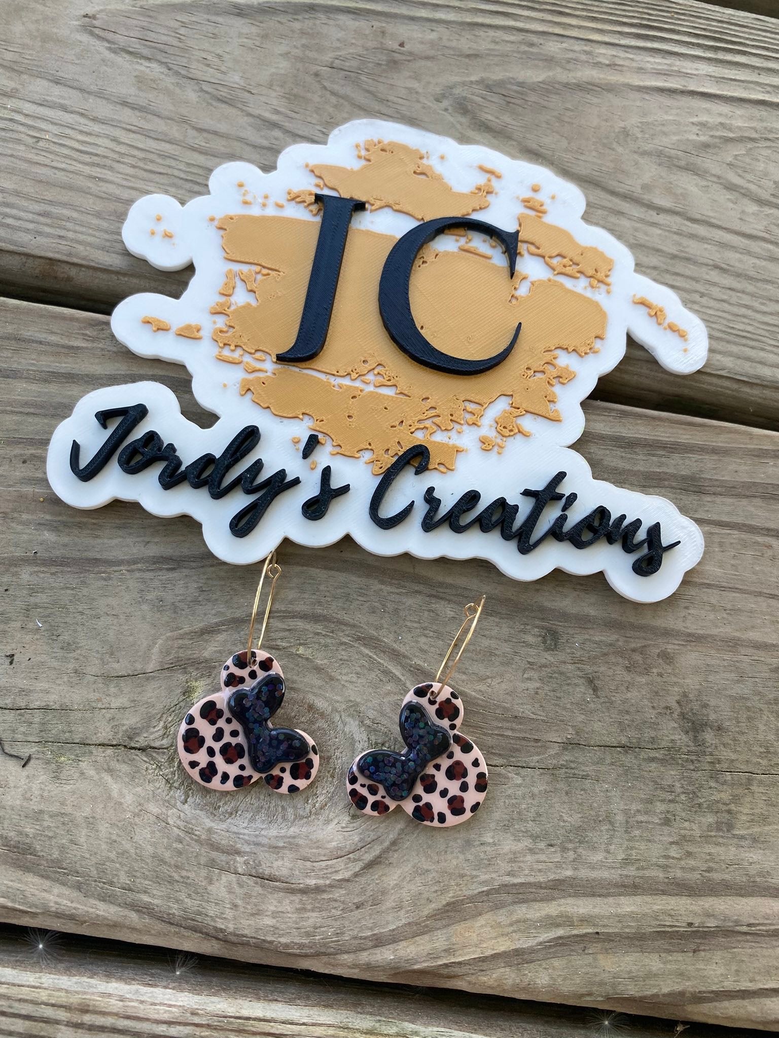 Hidden Leopard Hoops