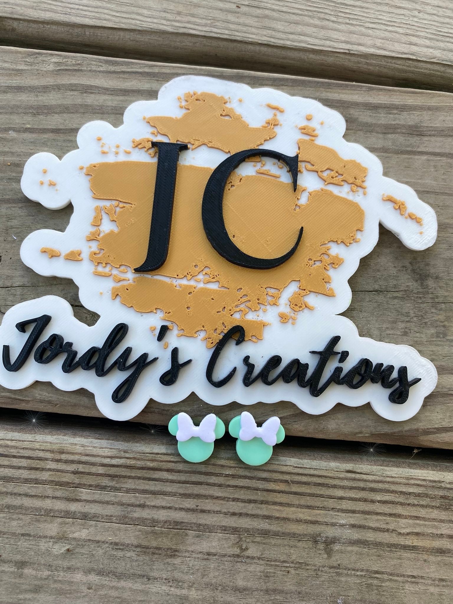 Pastel Mint Mouse Studs