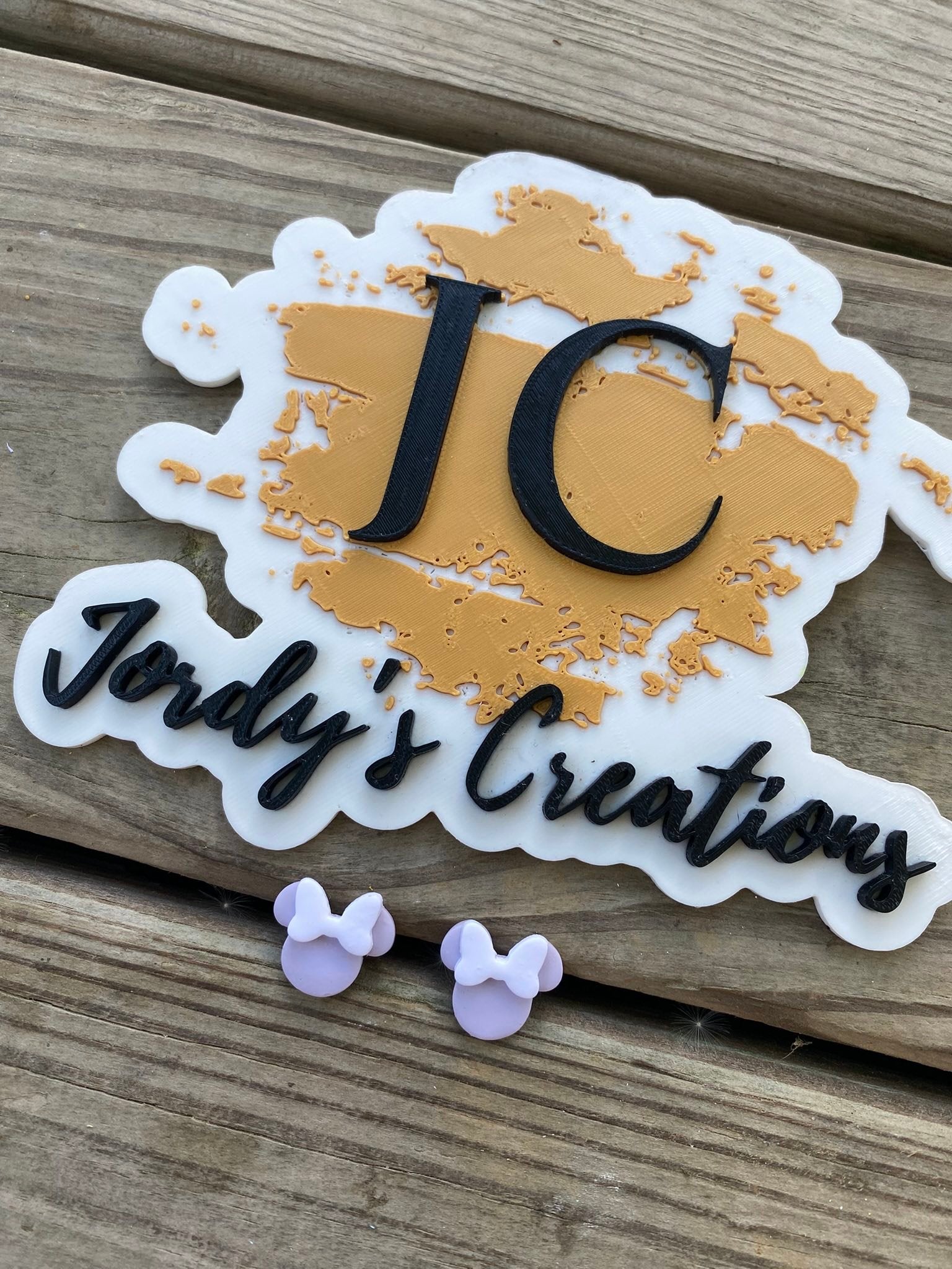 Pastel Purple Mouse Studs