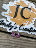 Dr Pepper Faux Knot Studs