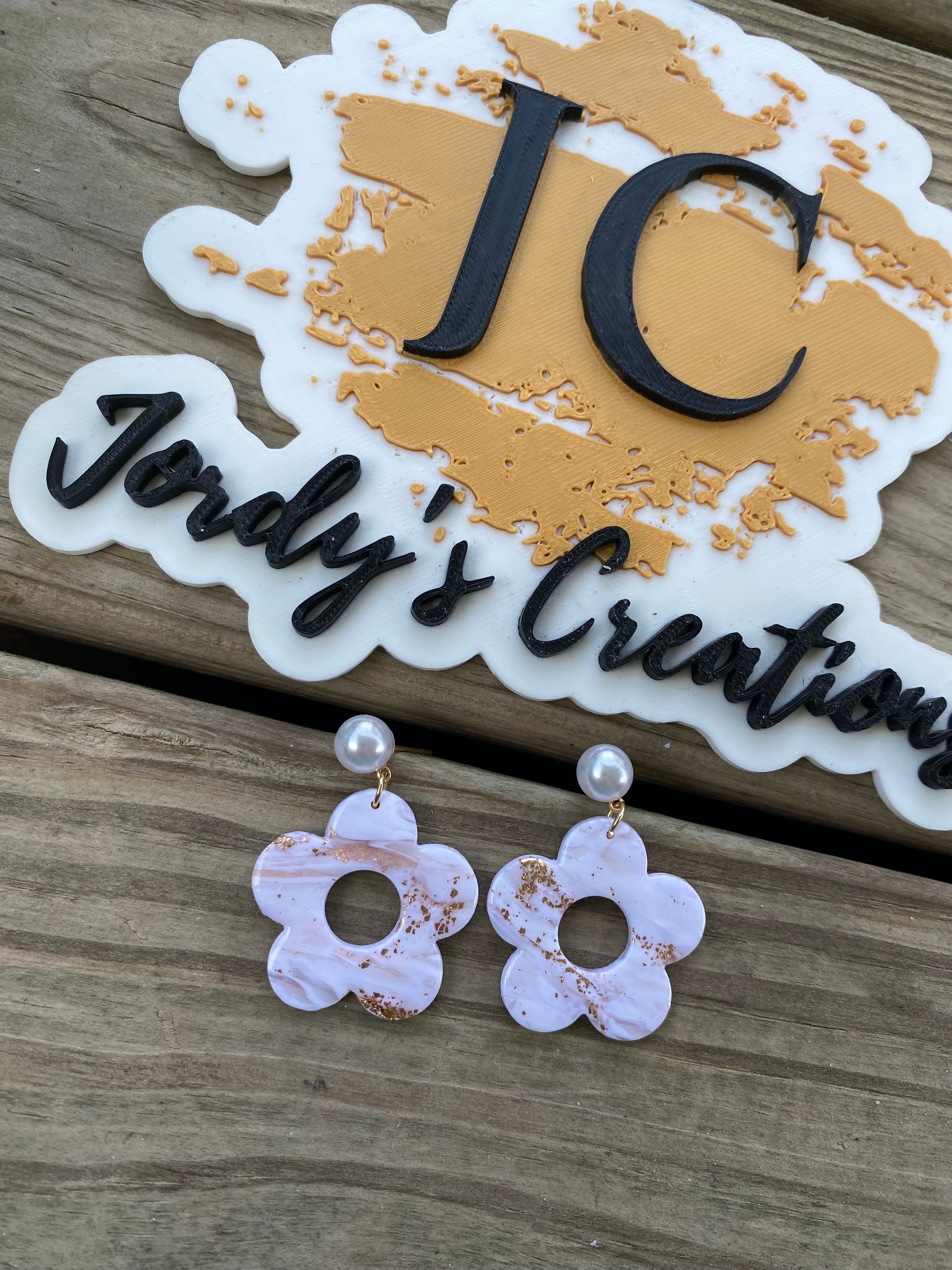 Milky Dreams Flower Dangles