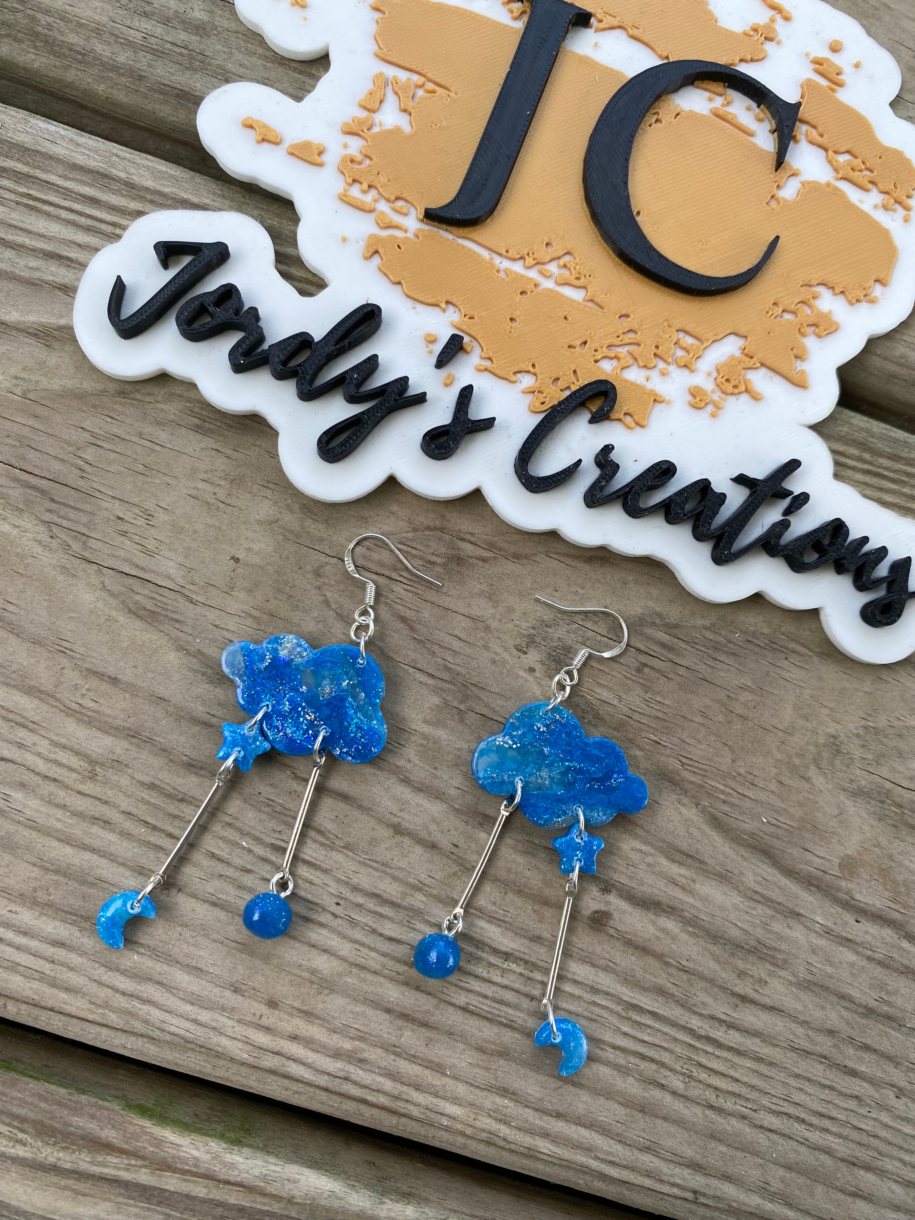 Royal Cloud Dangles