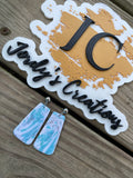 Aqua Simple Dangles