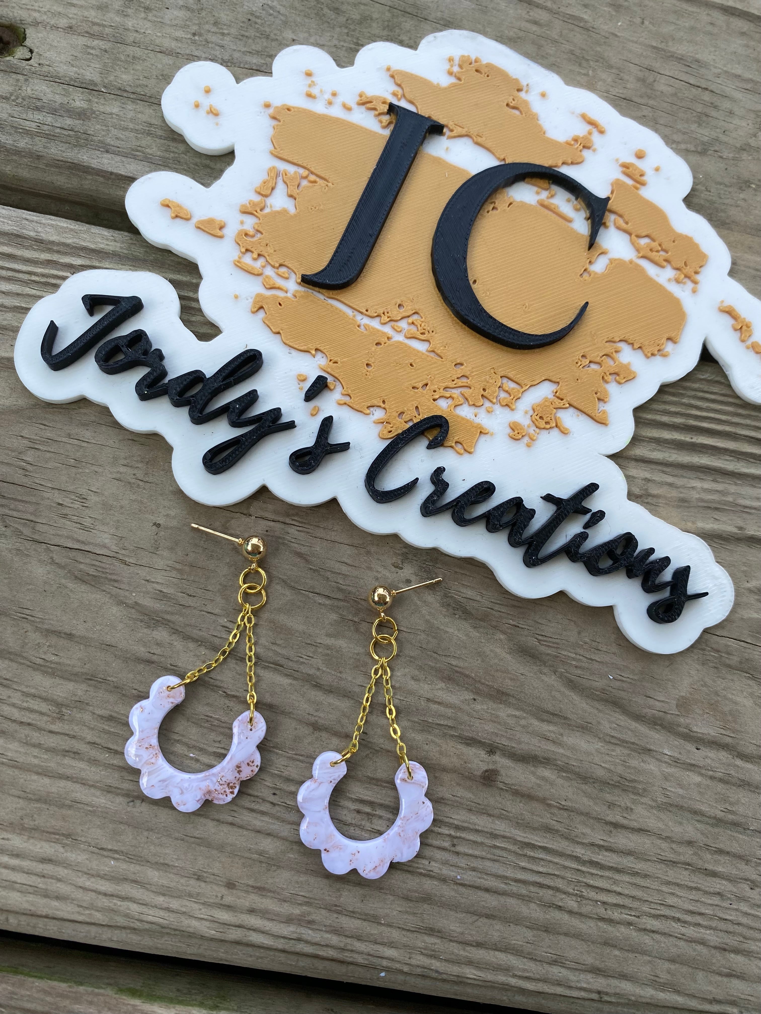 Milky Dreams Fancy Dangles