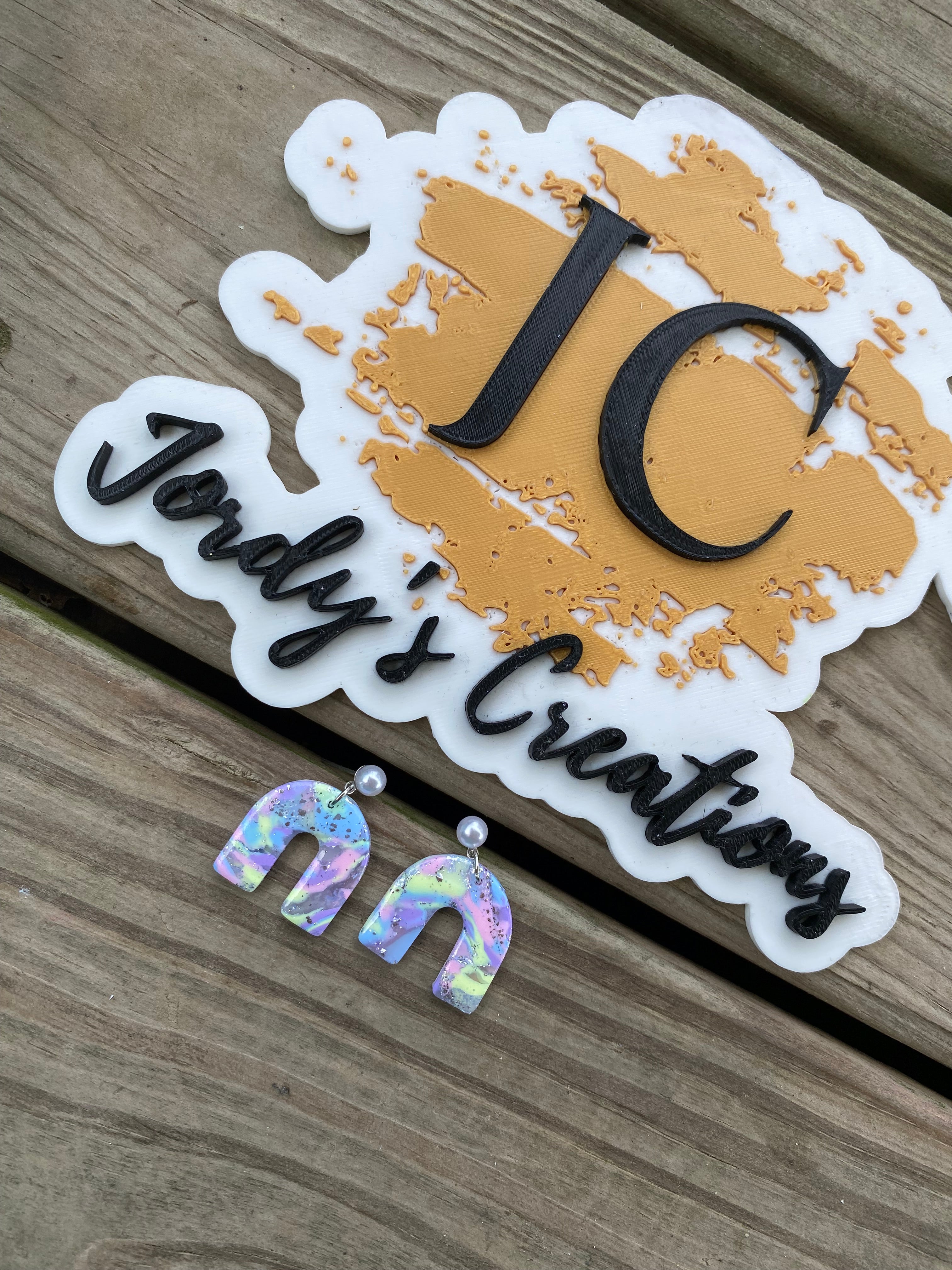 Confetti Rainbow Dangles