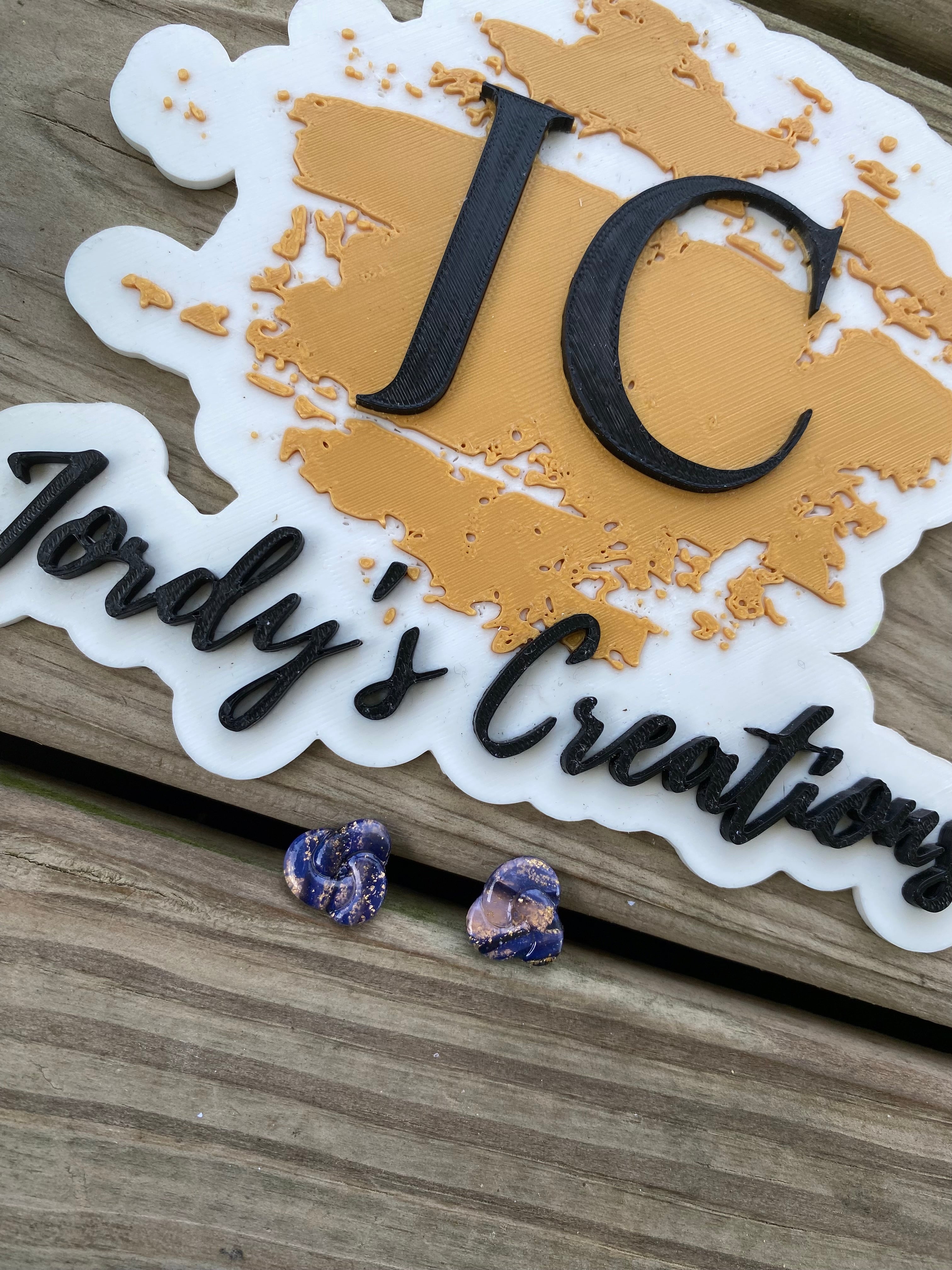 Smokey Dreams Faux Knot Studs