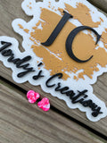 Neon Dreams Faux Knot Studs