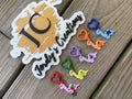 Fruity Dino Stitch Markers