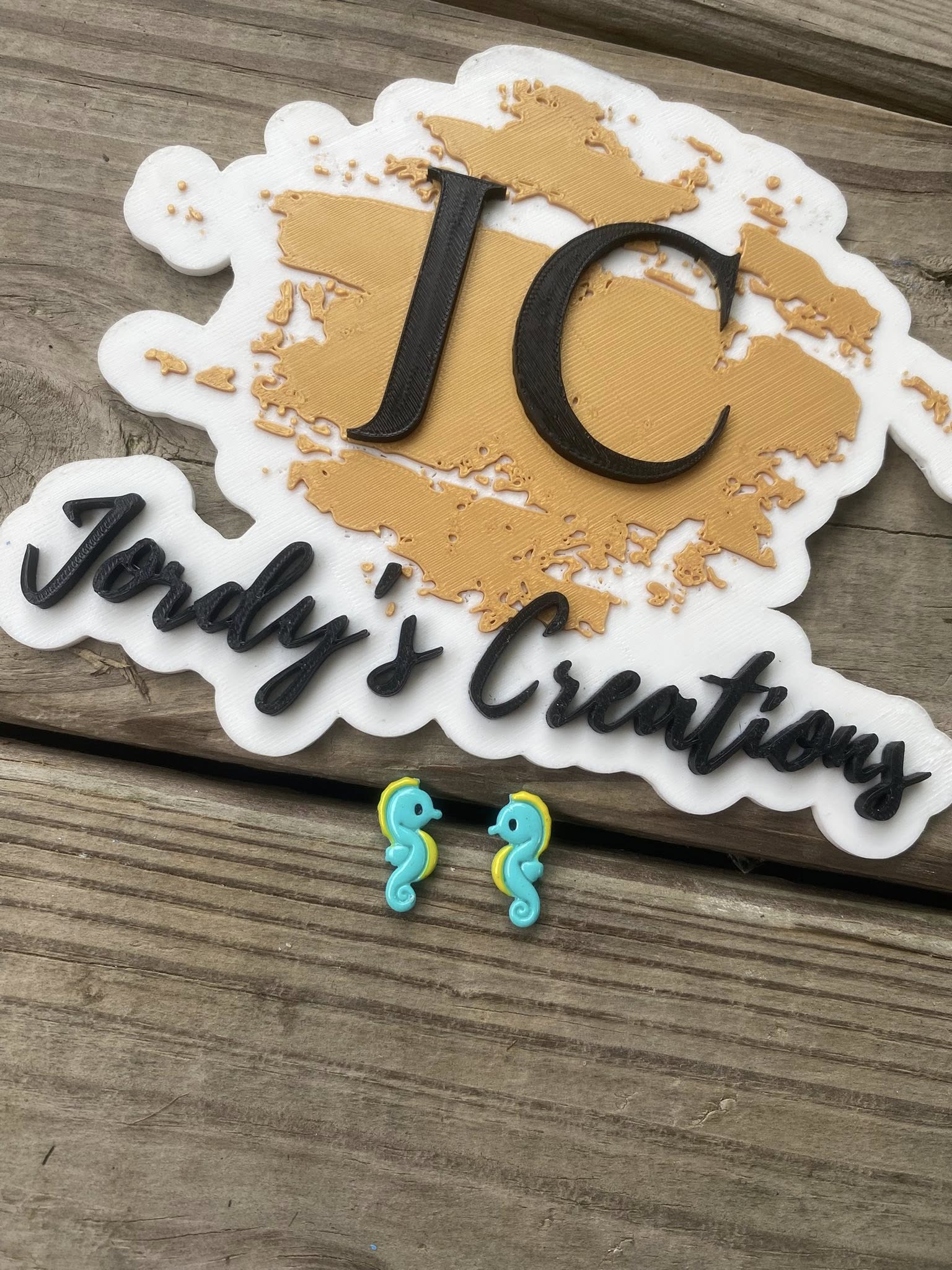 Baby Seahorse Studs