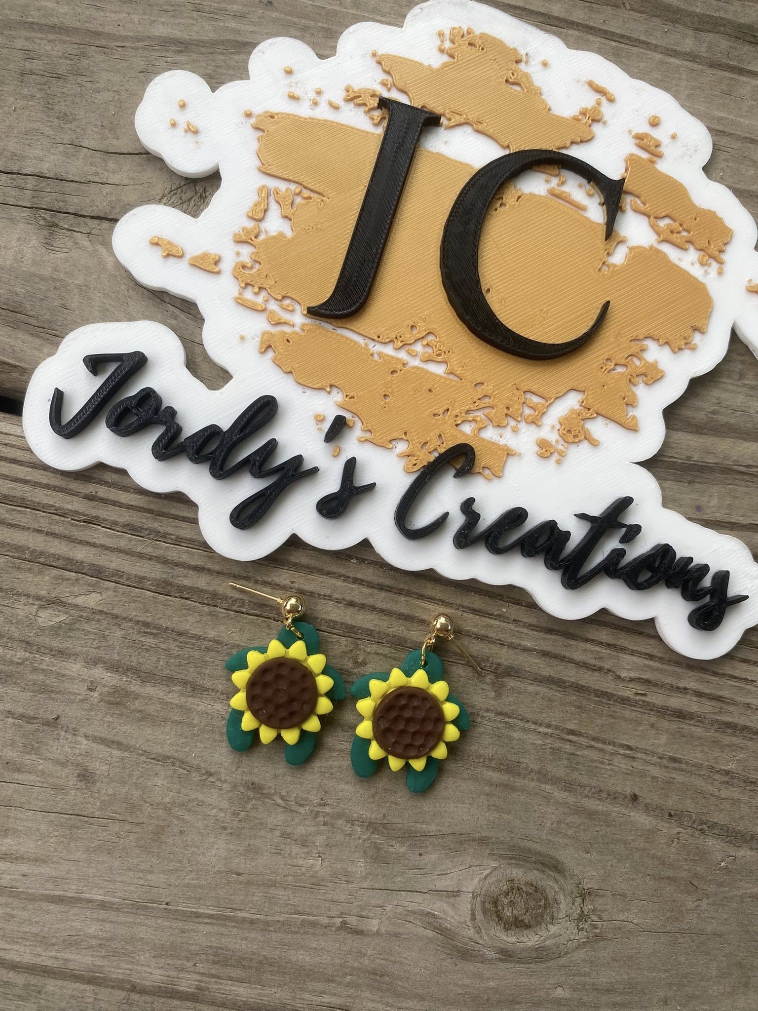 Sunflower Turtle Dangles