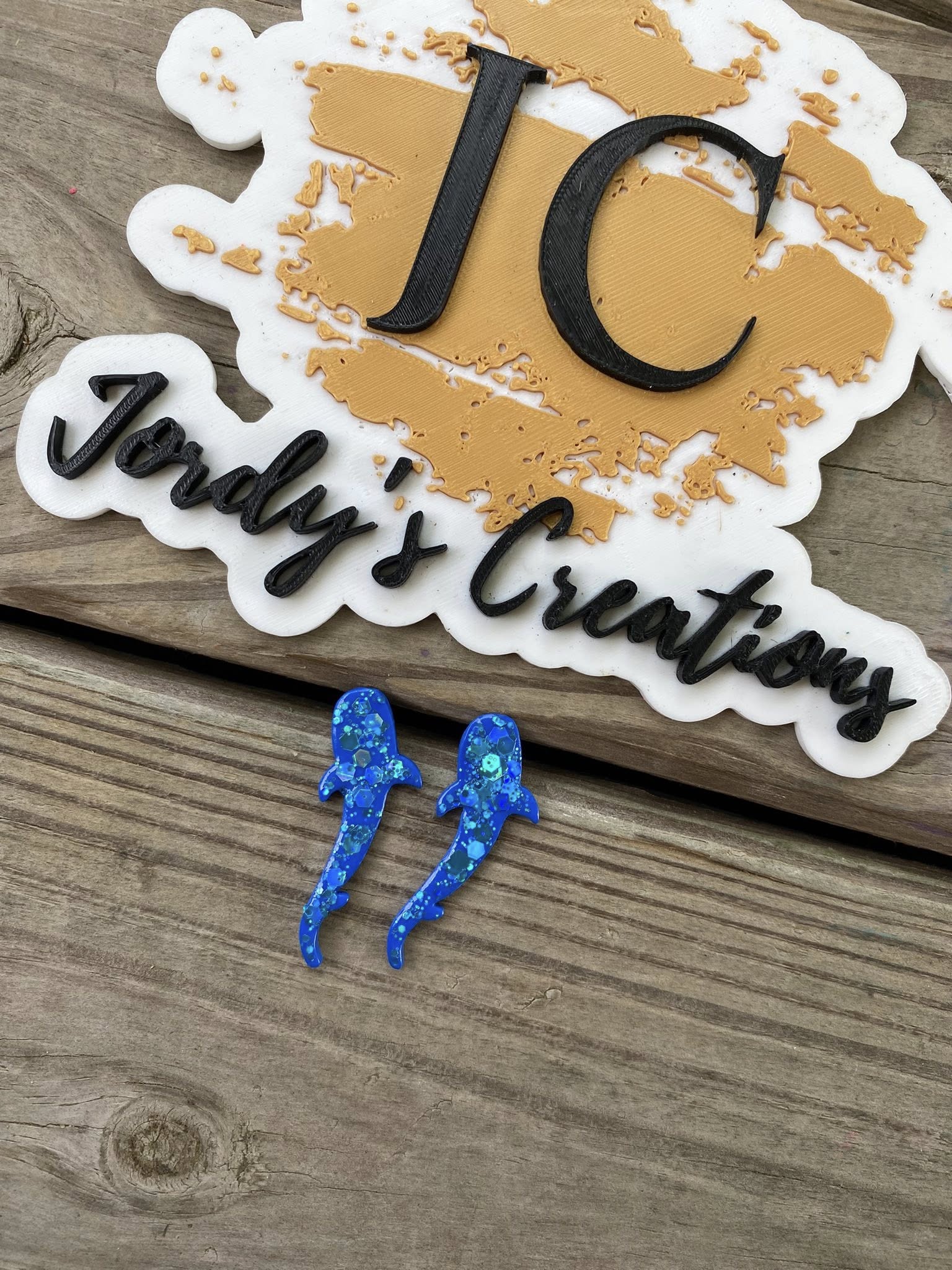 Shiney Whale Shark Studs